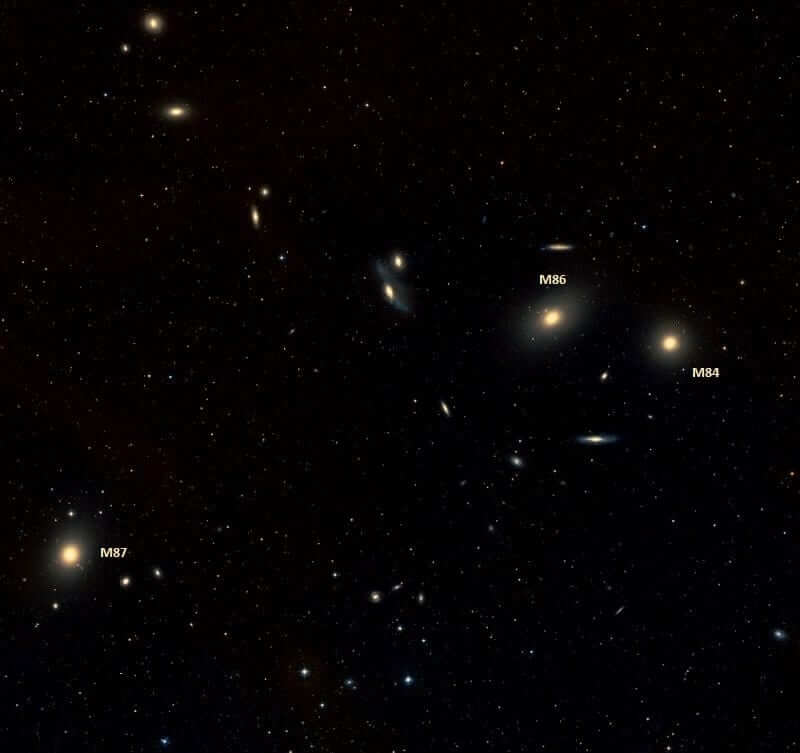 Messier 87 – supergiant elliptical galaxy