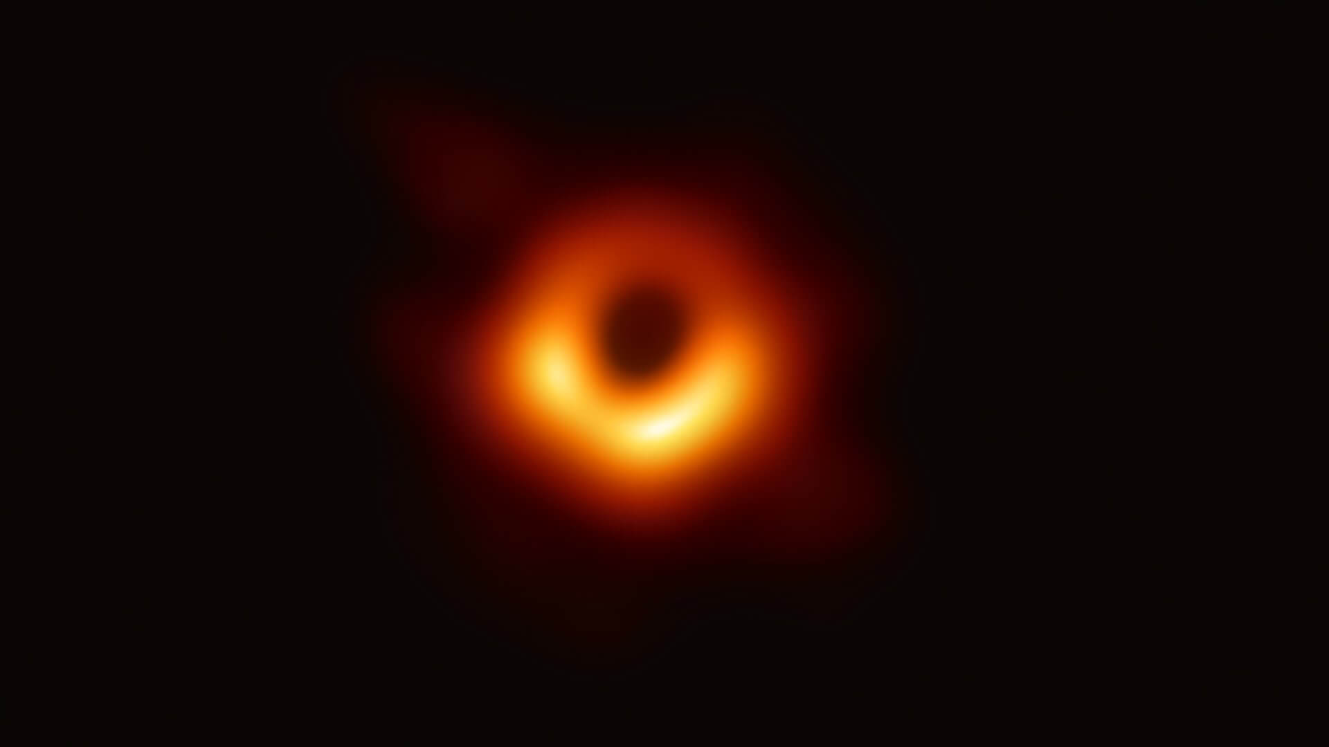 The first ever black hole photo