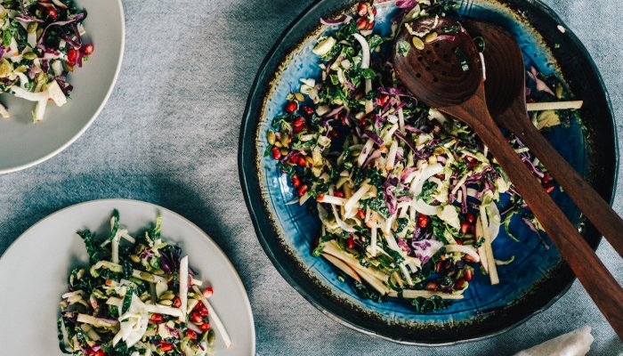 This Brussels Sprouts Slaw Has A Delicious Gut-Healing Ingredient